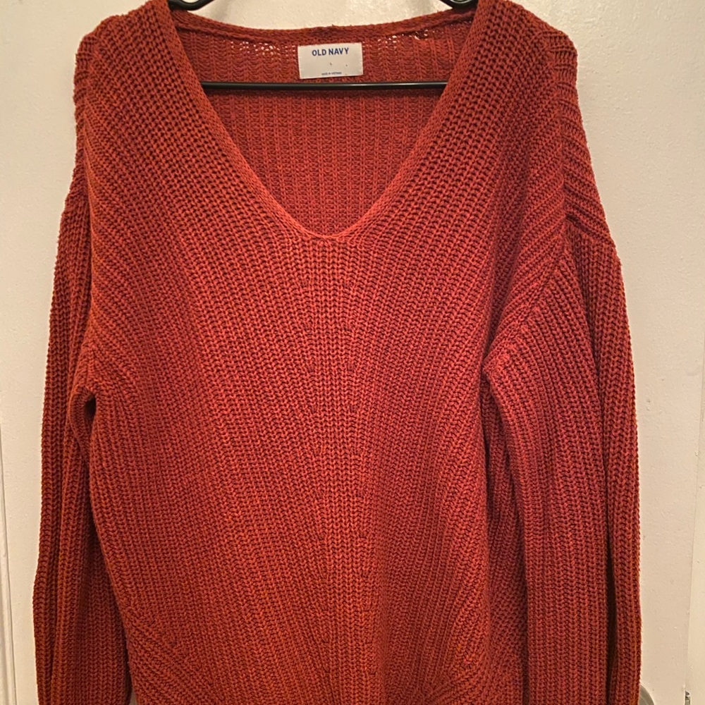 Orange Sweater